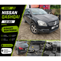 2007 NISSAN QASHQAI, 1.5 DCI Diesel, manuális -  Őrbottyán - K9K