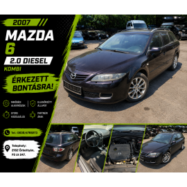 2007 Mazda 6 kombi, 2.0 Diesel, manuális​​​​​​​ - Őrbottyán - LF10343716